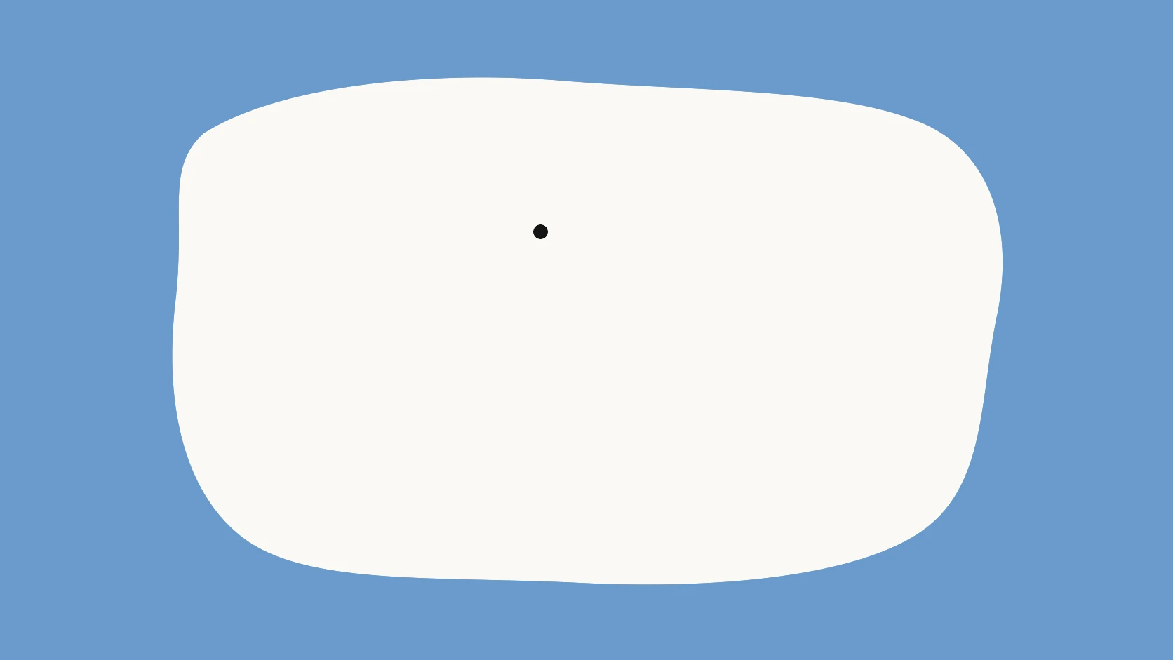 An ivory split carrier on a sky field keeps a short noisy strip and a smooth clean strip side by side with a hand comparing them.